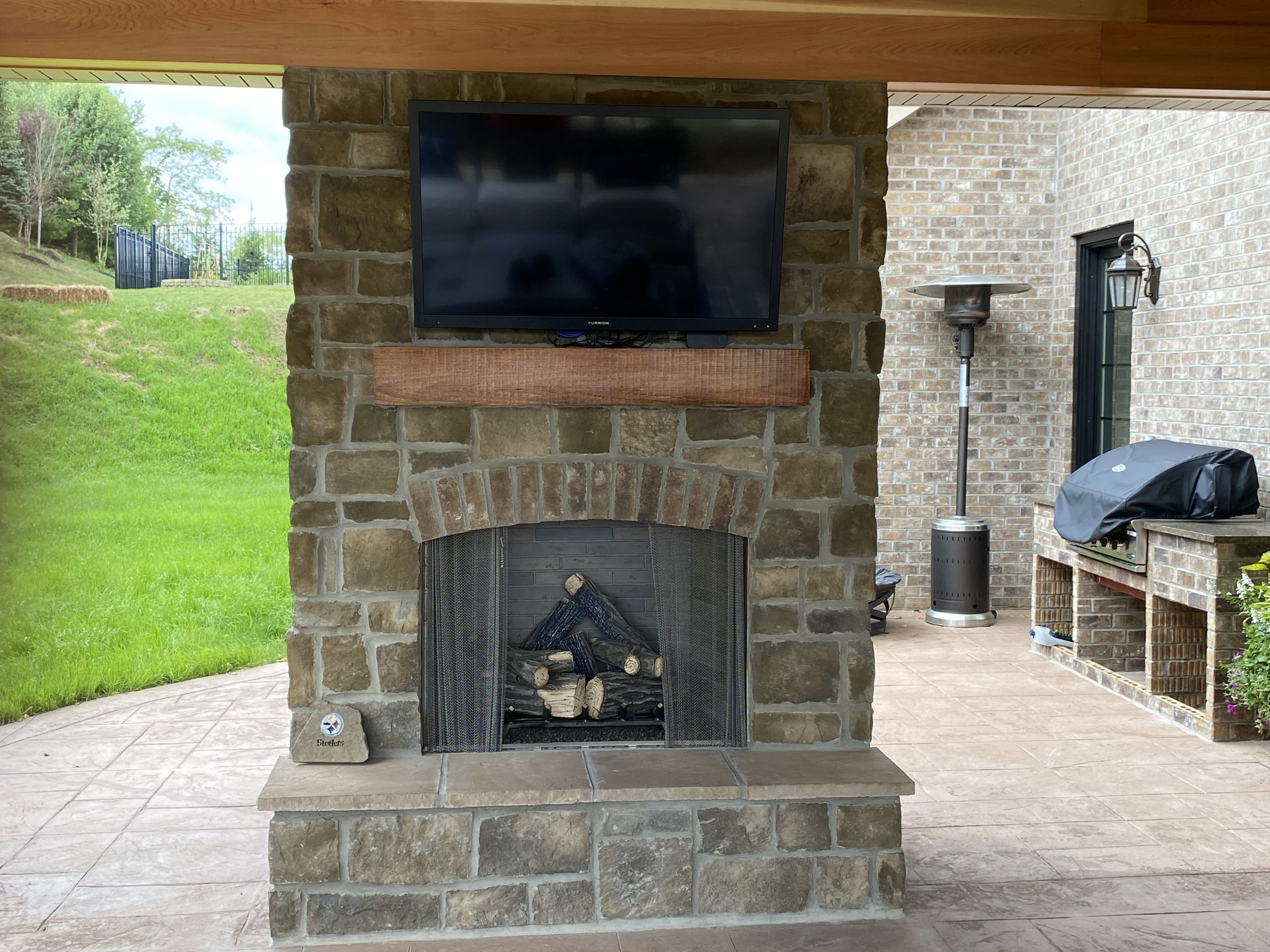 Outdoor Fireplace